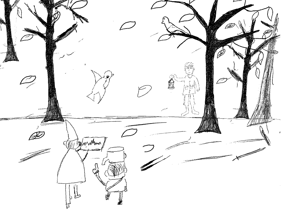 Bayesian prior as a guide of sorts. Inspiration from Over the Garden Wall cover art. “Aint that just the way” Greg from Over the Garden Wall.